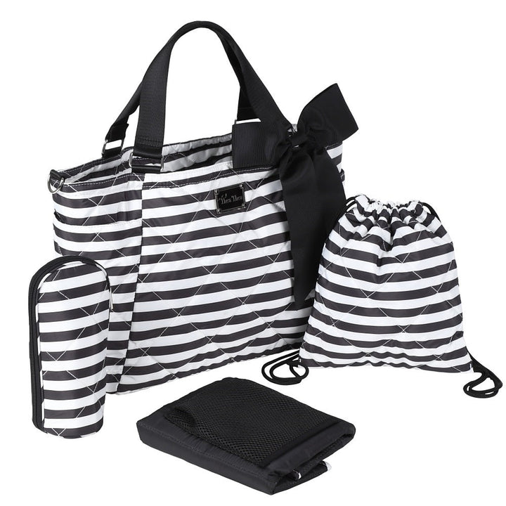 SASHA 2WAY マザーズバッグ 4点セット/ボーダー – THEATHEA